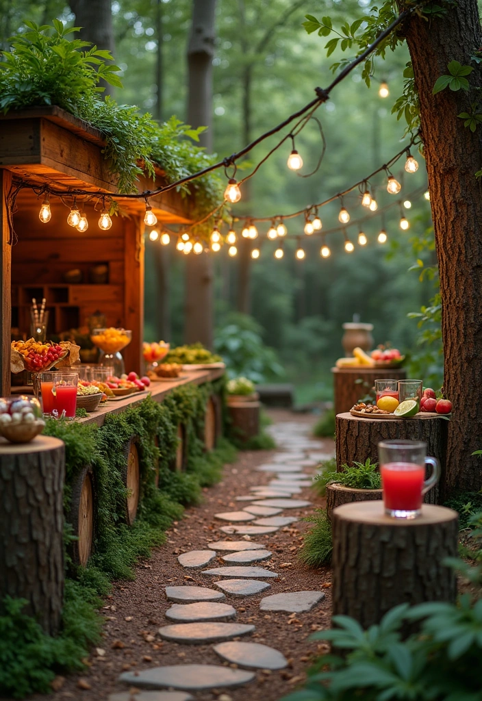 27 Outdoor Baby Shower Ideas That Will Delight Any Mom-to-Be - 17. Magical Forest Adventure