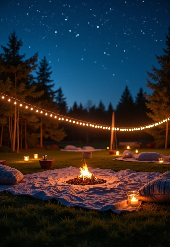 27 Outdoor Baby Shower Ideas That Will Delight Any Mom-to-Be - 18. Under the Stars