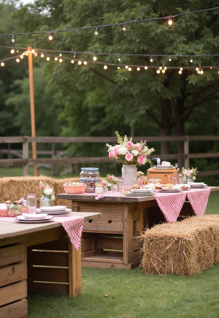 27 Outdoor Baby Shower Ideas That Will Delight Any Mom-to-Be - 4. Rustic Barnyard Bash