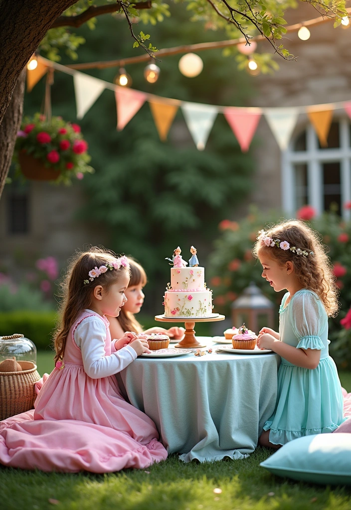 27 Outdoor Baby Shower Ideas That Will Delight Any Mom-to-Be - 7. Fairy Tale Fantasy