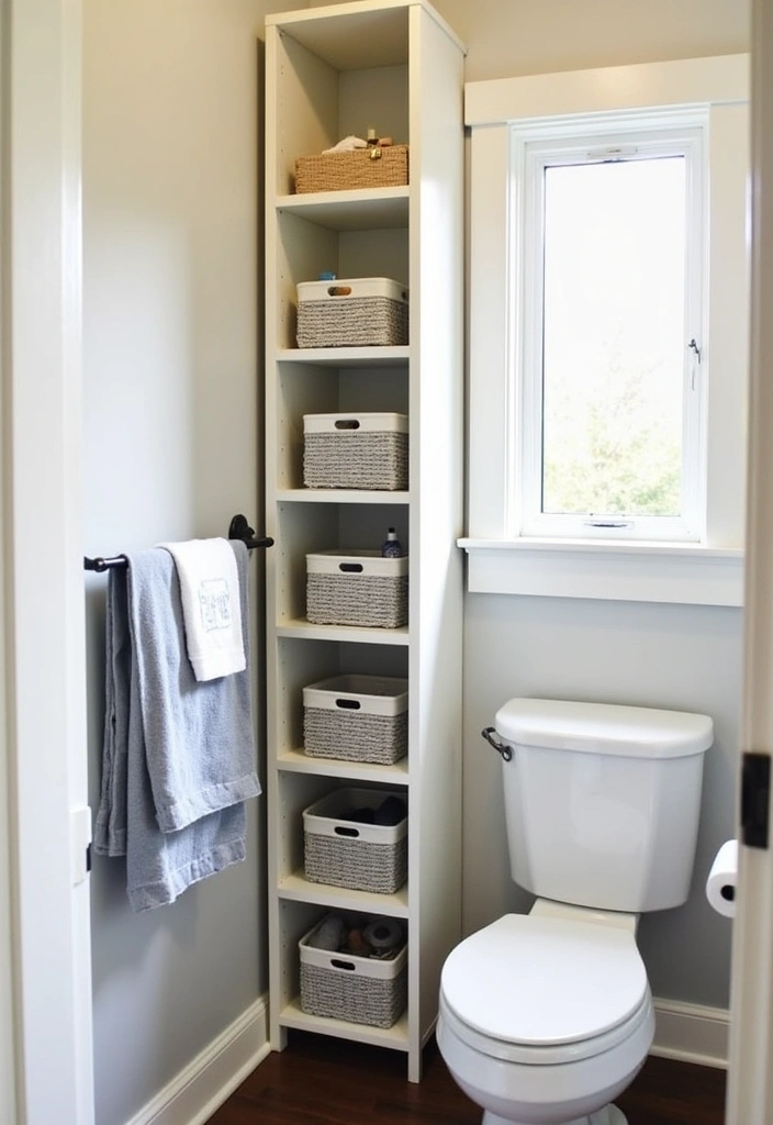 27 Small Toilet Room Ideas: Transforming Tiny Spaces into Chic Sanctuaries - 2. Clever Storage Solutions