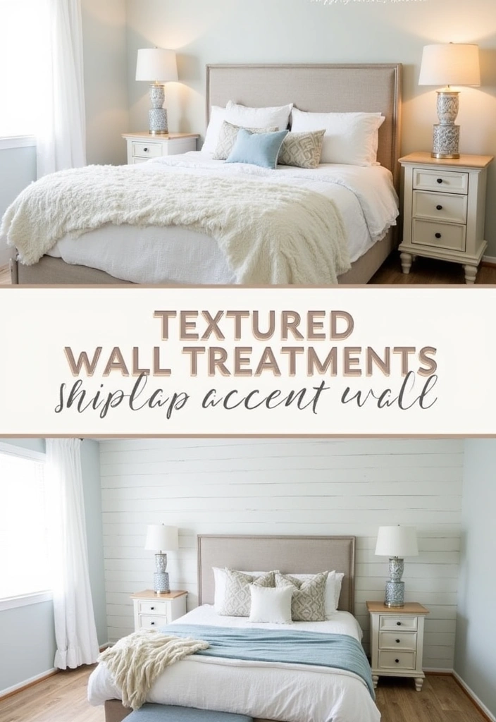 27 Spring Bedroom Ideas - 15. Textured Wall Treatments