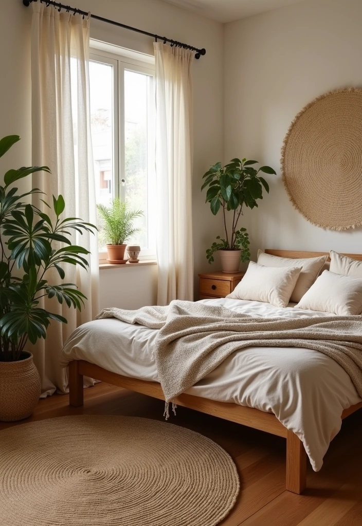 27 Spring Bedroom Ideas - 3. Natural Textures