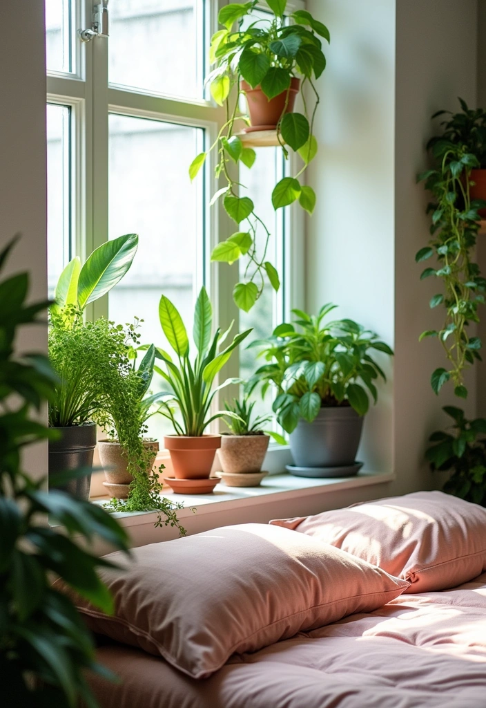 27 Spring Bedroom Ideas - 4. Greenery and Indoor Plants