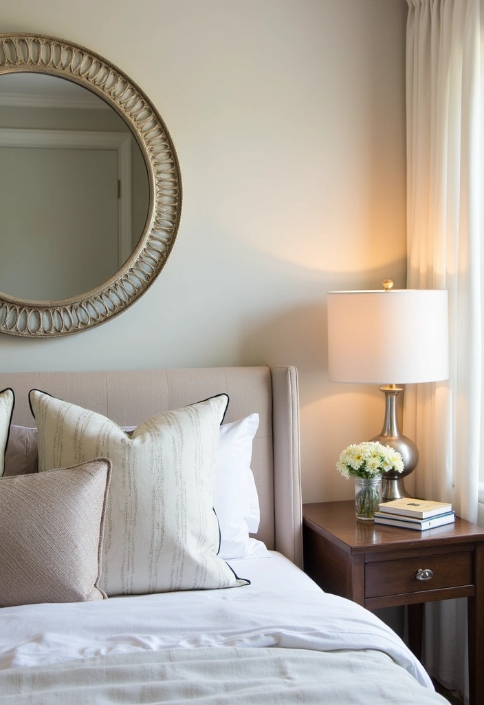 27 Stylish and Inviting Guest Room Decor Ideas - 11. Accent Mirrors