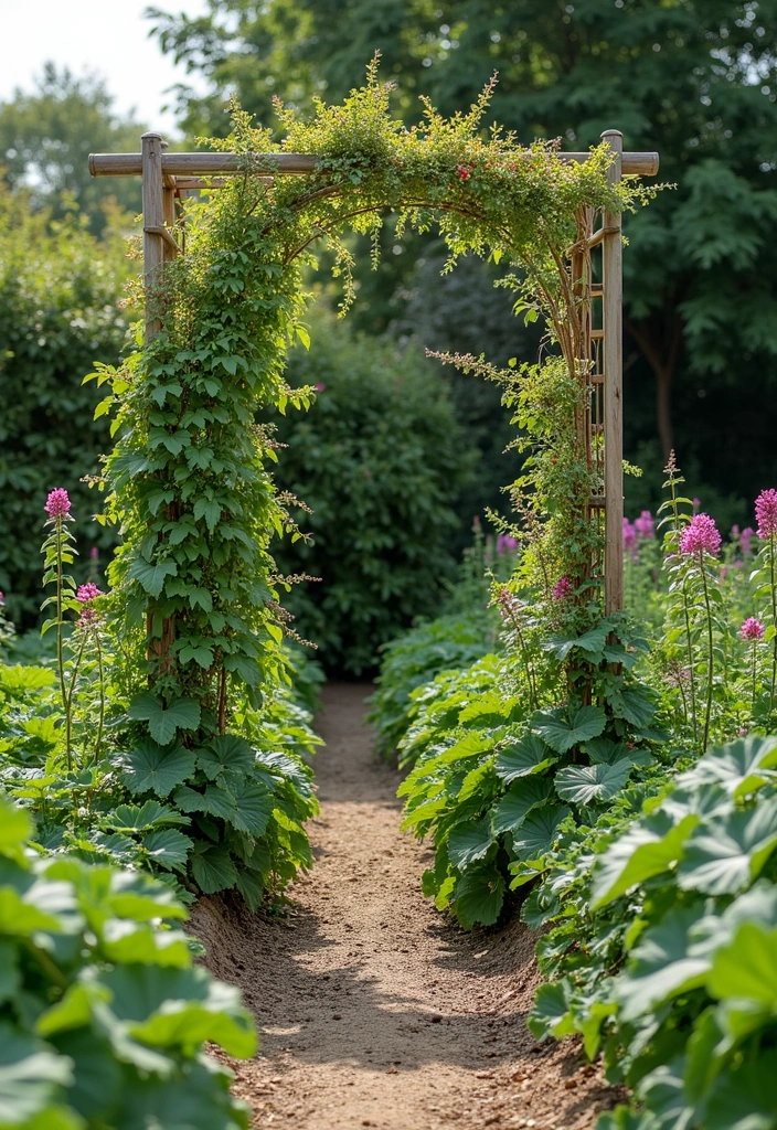 27 Trellis Ideas to Elevate Your Home Decor - 13. Trellis as a Garden Divider