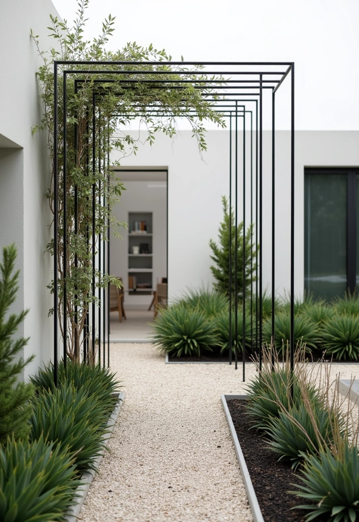 27 Trellis Ideas to Elevate Your Home Decor - 8. Minimalist Trellis Design