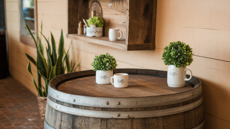 21 Farmhouse Coffee Bar Ideas That’ll Bring Rustic Charm to Your Home!