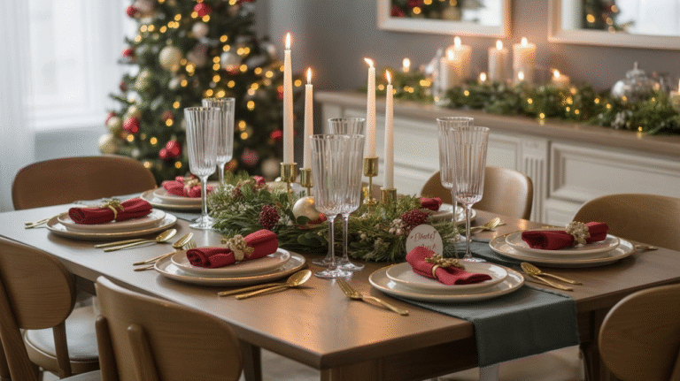 19 Christmas Table Settings Ideas