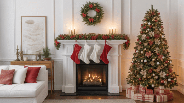 24 Christmas Mantle Decor Ideas
