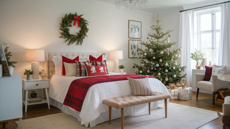 20 Christmas Bedroom Ideas: Transform Your Space Into a Cozy Winter Wonderland