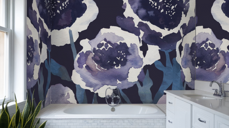 24 Bold Bathroom Wallpaper Ideas That Wow