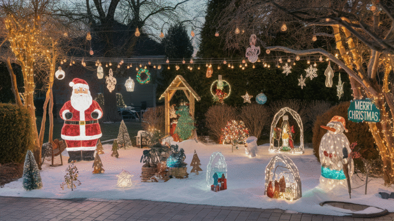 24 Outdoor Christmas Decorations Yard Ideas