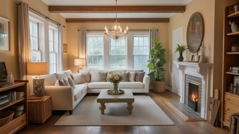 21 Stunning Farmhouse Living Room Ideas