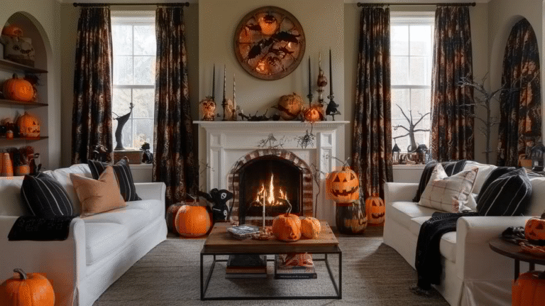 24 Elegant Halloween Decor Ideas For A Beautifully Spooky Living Room