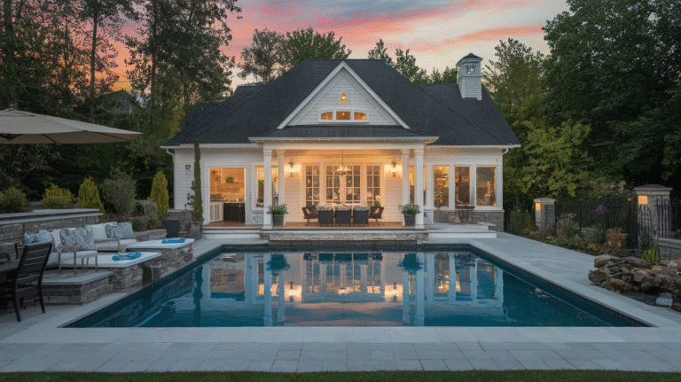 29 Luxury Pool House Ideas For The Ultimate Backyard Upgrade