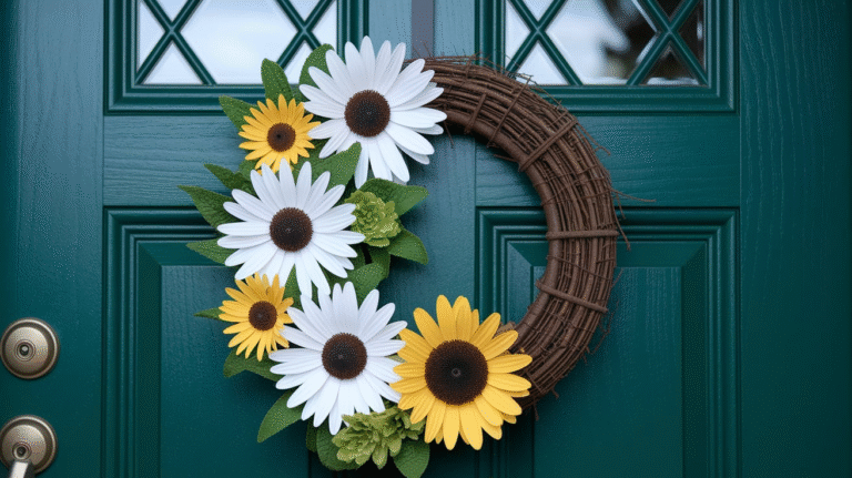 30 Sunny Summer Wreath Ideas For Your Front Door Decor
