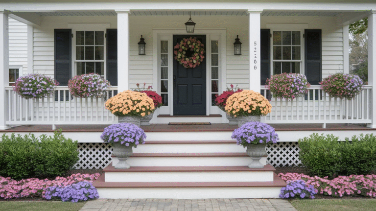 30 Front Porch Flower Ideas Bursting With Color