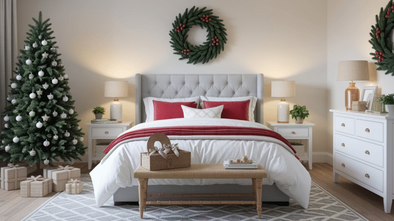 21 Christmas Bedroom Decor Ideas