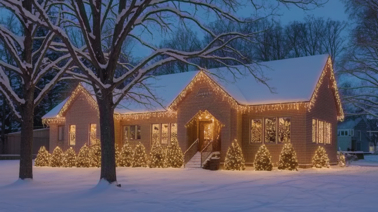 24 Christmas Lights Outside Ideas