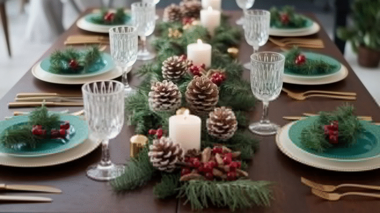 25 Christmas Dinner Table Settings Ideas