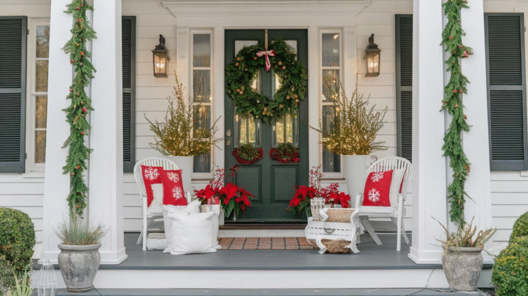 20 Christmas Front Porch Ideas