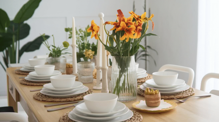 30 Simple Summer Dining Table Decor Ideas To Brighten Your Home