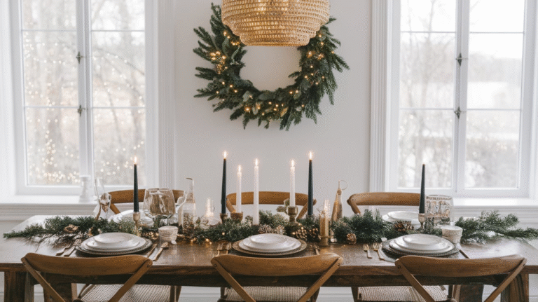19 Christmas Dining Table Decor Ideas