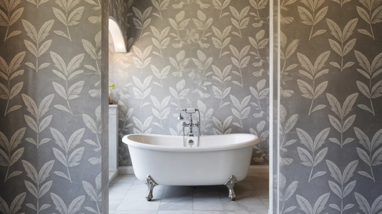 21 Wallpaper Bathroom Ideas