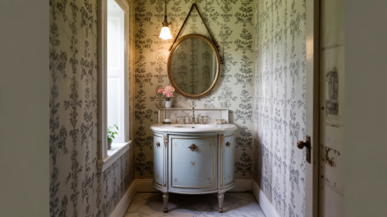21 Tiny Powder Room Ideas